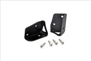 Light Mounts Lower Windshield Jeep Wrangler JK/Wrangler Unlimited (07-18) Rough Country