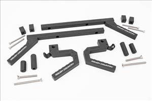 Grab Handles Alum FR & RR Jeep Wrangler JK/Wrangler Unlimited (07-18) Rough Country