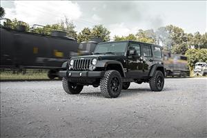 2.5 Inch Lift Kit Coils M1 Jeep Wrangler Unlimited 2WD/4WD (2007-2018) Rough Country