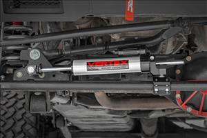 Vertex Steering Stabilizer Pass-Through Jeep Wrangler JK/Wrangler Unlimited (07-18) Rough Country