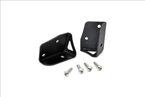 LED Light Mount Lower Windshield Pod Jeep Wrangler JK/Wrangler Unlimited (07-18) Rough Country