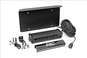 LED Light Kit License Plate Mount 8 Inch Single Row Black Series Rough Country