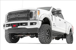 Mesh Grille 12 Inch Dual Row LED Black Ford F-250/F-350 Super Duty (17-19) Rough Country