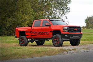 LED Light Mount Upper Windshield 54 Inch Curved Silverado/Sierra 1500 (14-18 & Classic) Rough Country