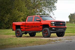LED Light Mount Upper Windshield 54 Inch Curved Silverado/Sierra 2500HD/3500HD (15-19) Rough Country
