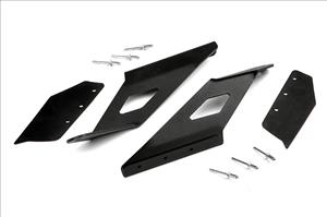 LED Light Mount Upper Windshield 54 Inch Curved Chevy/GMC SUV 1500 (15-20) Rough Country