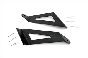 LED Light Mount Upper Windshield 54 Inch Curved Ford F-250/F-350 Super Duty (99-16) Rough Country