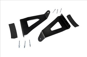 LED Light Mount Upper Windshield 54 Inch Curved Ford F-150 2WD/4WD (04-14) Rough Country