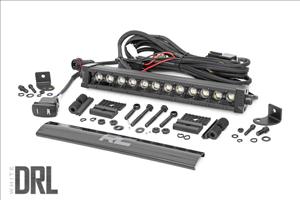 12 Inch Black Series LED Light Bar Single Row Cool White DRL Rough Country