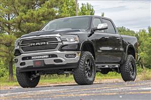 LED Light Kit Bumper Mount 20 Inch Black Dual Row White DRL Ram 1500 (19-24) Rough Country