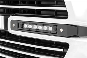 Dual 6in LED Grille Kit Black Slimline Ram 1500 2WD/4WD (2019-2024) Rough Country