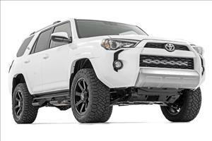 LED Light Kit Bumper Mount 30 Inch Black Dual Row White DRL Toyota 4Runner (14-20) Rough Country