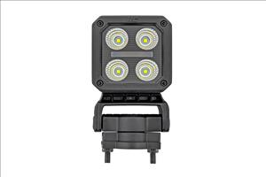 Black Series LED Light Pair 2 Inch Flood Swivel Mount Rough Country