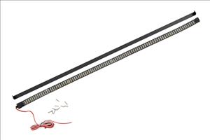 LED Light Kit Hood Bulge 40 Inch White/Amber Strip Toyota Tundra (14-21) Rough Country