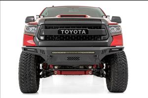 LED Light Kit Hood Bulge 40 Inch White/Amber Strip Toyota Tundra (14-21) Rough Country