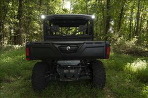 LED Light Cab Mount 2 Inch Black Pair Flood Can-Am Defender HD 5/HD 8/HD 9/HD 10 Rough Country
