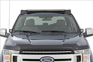 LED Light Kit Ditch 2 Inch Black Pair Amber DRL Ford F-150 (15-26)/F-150 Lightning (22-26) Rough Country