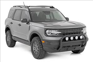 LED Light Kit Roof Rack Mount 40 Inch Black Single Row Ford Bronco Sport (21-26) Rough Country