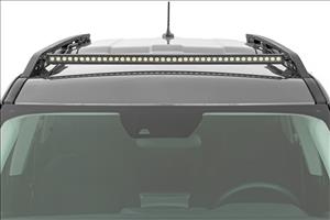 LED Light Kit Roof Rack Mount 40 Inch Black Single Row Ford Bronco Sport (21-26) Rough Country