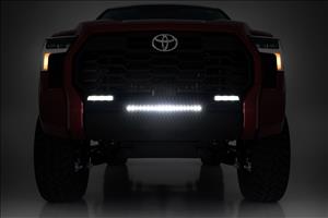 LED Light Kit Bumper Mount 20 Inch Black Slim Line Toyota Tundra (22-26) Rough Country