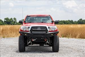 LED Light Kit Ditch Mount 2 Inch Black Pair White DRL Toyota Tacoma (05-15) Rough Country