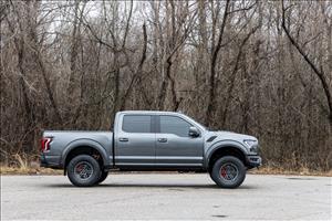Caliper Covers Front and Rear Red Mech Brake Ford Expedition/F-150/Raptor Rough Country