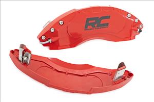 Caliper Covers Front and Rear Red Mech Brake Ford Expedition/F-150/Raptor Rough Country
