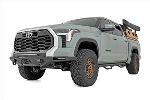 Hybrid Front Bumper 12000S Black LED w/ Amber DRL Toyota Tundra (22-26) Rough Country