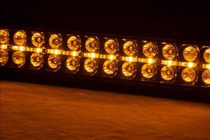 30 Inch Black Series LED Light Bar Curved Dual Row Amber DRL Rough Country