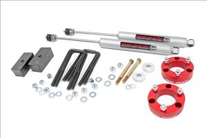 3 Inch Lift Kit Red Spacer Toyota Tacoma 2WD/4WD (2005-2023) Rough Country