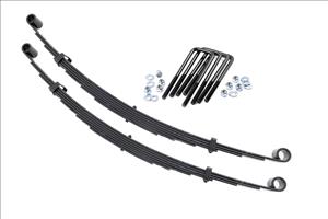 Front Leaf Springs 4 Inch Lift Pair Ford F-250 4WD (1977-1979) Rough Country