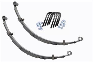Rear Leaf Springs 4 Inch Lift Pair Toyota Land Cruiser FJ40 4WD (1964-1980) Rough Country