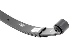Front Leaf Springs Military Wrap 4 Inch Lift Pair Jeep Wrangler YJ (87-95) Rough Country