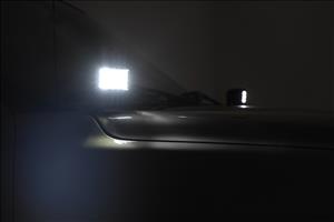 LED Light Kit Ditch Mount 2 Inch Spectrum Pair Spot Chevy Silverado 1500 (99-06)/Tahoe (00-06) Rough Country