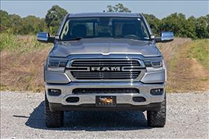 LED Light Kit Ditch Mount Black Series Round 3.5 Inch Amber DRL Ram 1500 (19-26) Rough Country