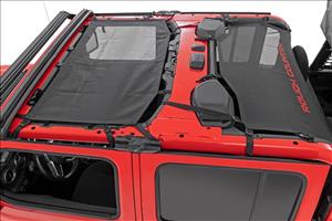 Mesh Bikini Top Plus Black Jeep Gladiator JT 4WD (2020-2024) Rough Country
