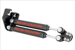 Dual Steering Stabilizer 4-6.5 Inch Lift Jeep Wrangler YJ 4WD (1987-1995) Rough Country