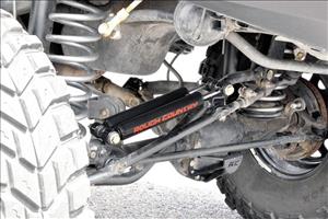 Dual Steering Stabilizer 2.5-6.5 Inch Lift Jeep Comanche MJ/Wrangler TJ/Wrangler Unlimited Rough Country