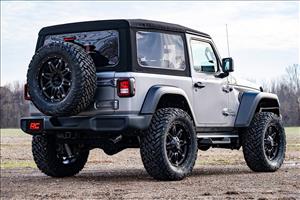 3.5 Inch Lift Kit C/A Drop Front D/S M1 Jeep Wrangler JL Rubicon (18-23) Rough Country
