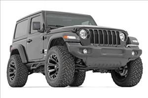 Contoured Drop Steps 2 Door Jeep Wrangler JL 4WD (2018-2026) Rough Country