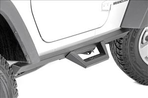 Contoured Drop Steps 2 Door Jeep Wrangler JK 4WD (2007-2018) Rough Country