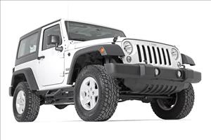 Contoured Drop Steps 2 Door Jeep Wrangler JK 4WD (2007-2018) Rough Country