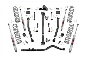 3.5 Inch Lift Kit Adj LCA FR D/S Jeep Wrangler JL Rubicon 4WD (18-23) Rough Country