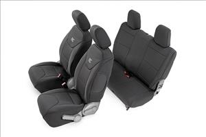 Seat Covers Front and Rear Jeep Wrangler JK 4WD (2007-2010) Rough Country