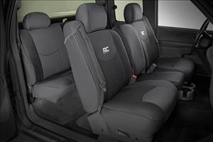 Rear Seat Covers Full Bench Silverado/Sierra 1500 (99-06 & Classic) Rough Country