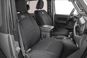 Seat Covers Front and Rear Jeep Wrangler JL 4WD (2018-2026) Rough Country