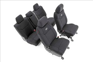 Seat Covers FR w/ Console Cover and Rear Toyota Tundra 2WD/4WD (14-21) Rough Country