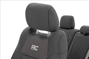 Seat Covers FR w/ Console Cover and Rear Toyota Tundra 2WD/4WD (14-21) Rough Country