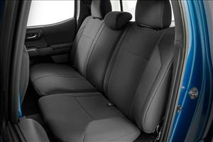 Seat Covers FR & RR Double Cab Toyota Tacoma 2WD/4WD (2016-2023) Rough Country