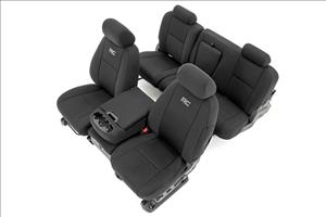 Seat Covers FR 40/40/20 & RR Full Bench Silverado/Sierra 1500/2500HD (07-13) Rough Country